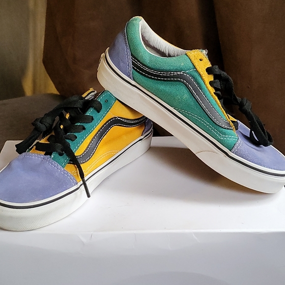 Color block suede Vans - Picture 8 of 9